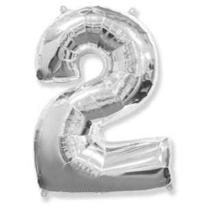 Шар Цифра Серебро 102см , От 0 до 9, 1 шт. Шар Цифра Серебро 102см , От 0 до 9, 1 шт.